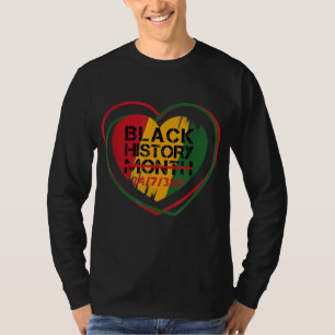 Camiseta Mes de la historia negra 247365 Melanin negro afri