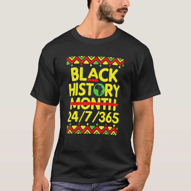 Camiseta Mes de la historia negra 247365 Melanin Orgullo af (Anverso)