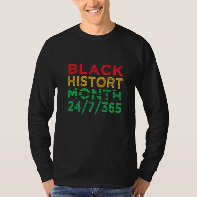 Camiseta Mes de la historia negra 247365 Melanina africana  (Anverso)