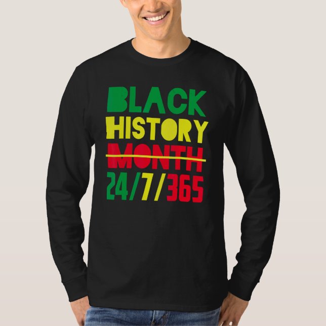 Camiseta Mes de la historia negra 247365 Orgullo afroameric (Anverso)