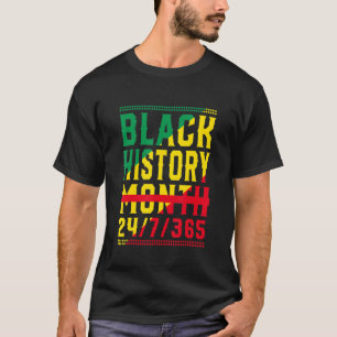 Camiseta Mes de la historia negra 247365 Orgullo afroameric