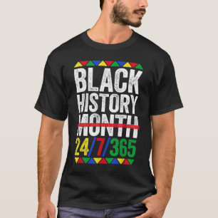 Camiseta Mes de la historia negra 247365 Orgullo negro