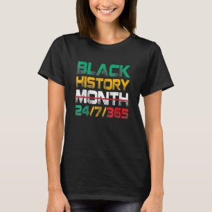 Camiseta Mes de la Historia Negra 247365 Regalo Orgullo Afr