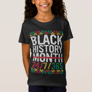 Camiseta Mes de la Historia Negra 247365 Regalo Orgullo Afr