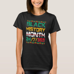 Camiseta Mes de la Historia Negra 247365 Regalo Orgullo Afr