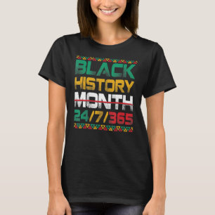 Camiseta Mes de la Historia Negra 247365 Regalo Orgullo Afr