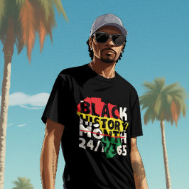 Camiseta Mes de la historia negra 24 7 365