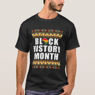 Camiseta Mes de la historia negra 24 Hombres Orgullo Africa