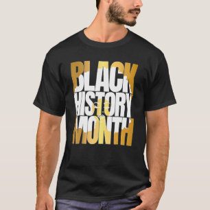 Camiseta Mes de la historia negra 24 Hombres Orgullo Africa