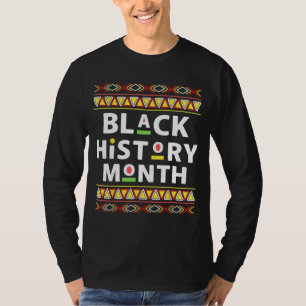 Camiseta Mes de la historia negra 24 Hombres Orgullo Africa