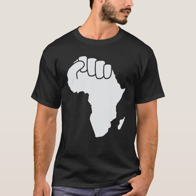 Camiseta Mes de la historia negra África América hogar Áfri (Anverso)