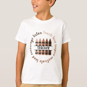 Camiseta Mes de la historia negra africana Melanin Maestra