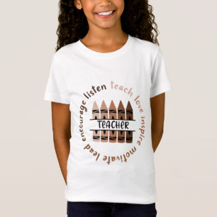 Camiseta Mes de la historia negra africana Melanin Maestra
