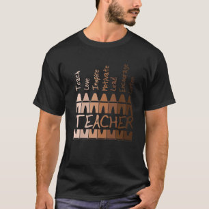 Camiseta Mes de la historia negra africana Melanin Maestra