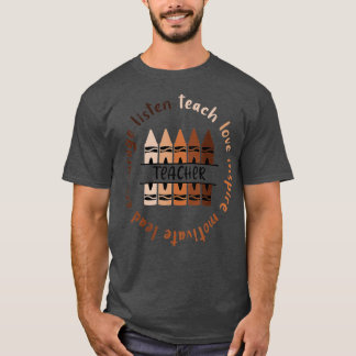 Camiseta Mes de la historia negra africana Melanin Maestra