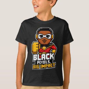 Camiseta Mes de la historia negra Afro-Boy Video G