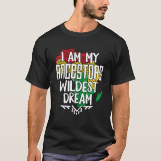 Camiseta Mes de la historia negra Afro soy mis antepasados 