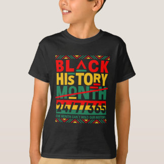 Camiseta Mes de la historia negra afroamericana 24 7 375 ho