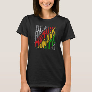 Camiseta Mes de la historia negra afroamericana Pr