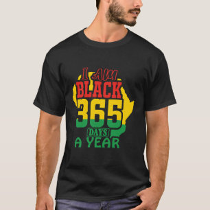Camiseta Mes de la historia negra afroamericano: 365 días