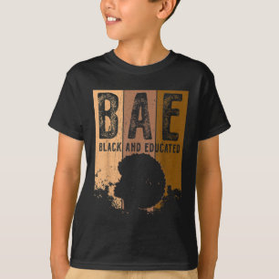 Camiseta Mes de la historia negra BAE Negro y Melanin educa