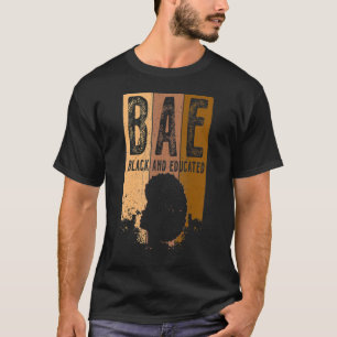 Camiseta Mes de la historia negra BAE Negro y Melanin educa