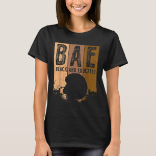 Camiseta Mes de la historia negra BAE Negro y Melanin educa