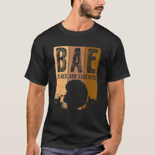 Camiseta Mes de la Historia Negra BAE Negro Y Melanina Educ