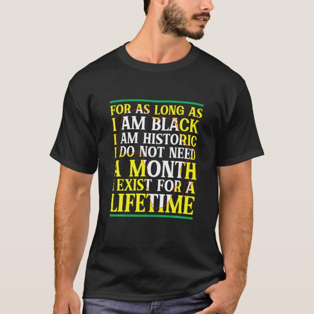 Camiseta Mes de la Historia Negra - BLM Awarene afroamerica (Anverso)