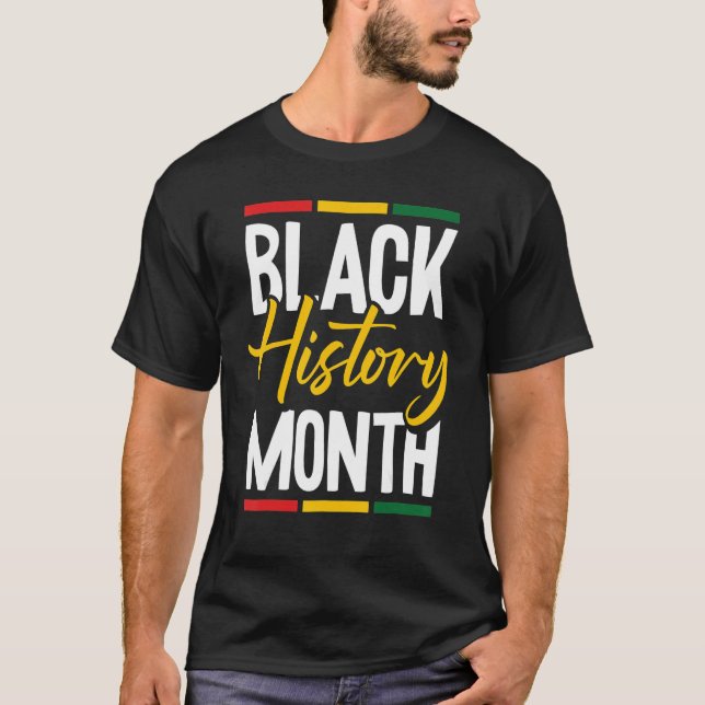 Camiseta Mes de la historia negra BLM Melanin Orgullo Panaf (Anverso)