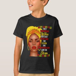 Camiseta Mes de la historia negra Chicas afro-negras