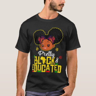 Camiseta Mes de la historia negra Chicas Reina africana