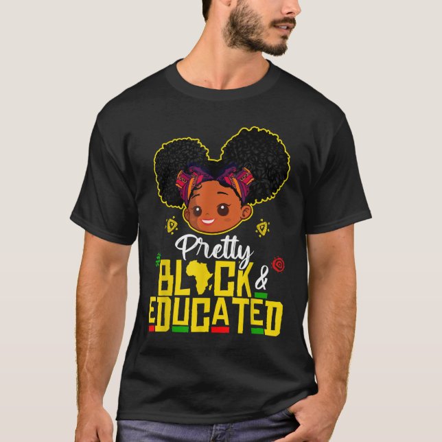 Camiseta Mes de la historia negra Chicas Reina africana (Anverso)