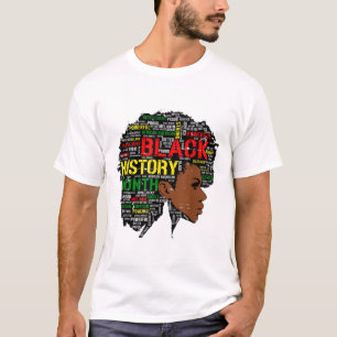 Camiseta Mes de la Historia Negra Cita Gráfica De Mujeres A