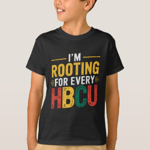 Camiseta Mes de la Historia Negra de HBCU Estoy Apoyando a 