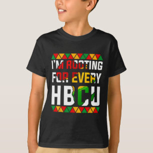 Camiseta Mes de la Historia Negra de HBCU Estoy Apoyando a