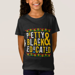 Camiseta Mes de la historia negra de la bonito y la educaci