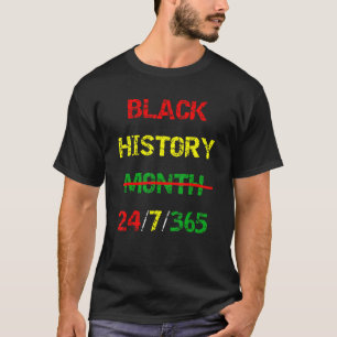Camiseta Mes de la historia negra de la melanina africana 2