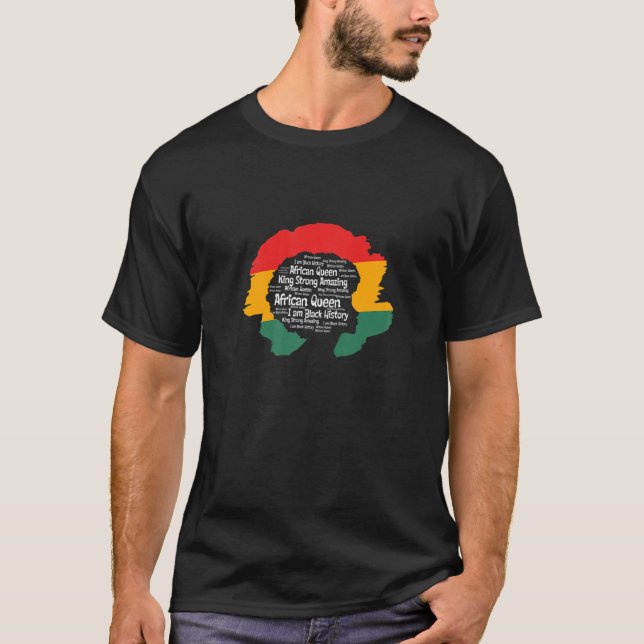 Camiseta Mes de la historia negra de las mujeres, soy histo (Anverso)