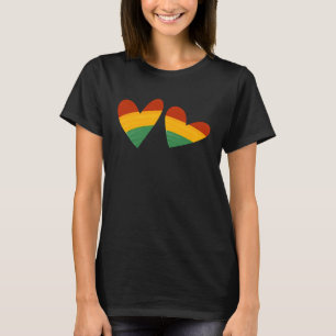 Camiseta Mes de la historia negra del mismo corazón