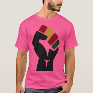 Camiseta Mes de la historia negra del puño negro del poder