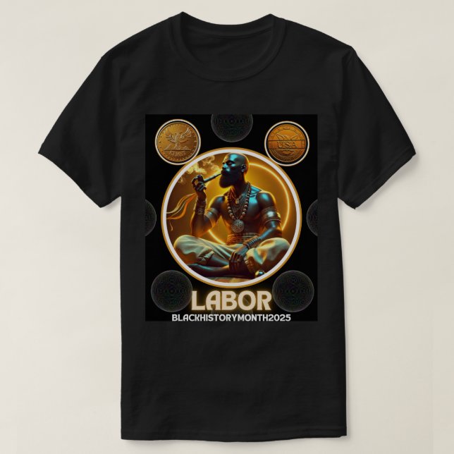 Camiseta Mes de la Historia Negra: Dinastías laborales (Diseño del anverso)