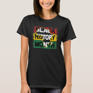 Camiseta Mes de la Historia Negra Divertido mapa de África