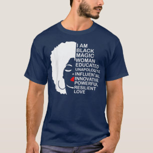 Camiseta Mes de la historia negra educado motivado melaniza