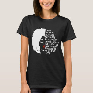 Camiseta Mes de la historia negra educado motivado melaniza