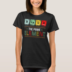 Camiseta Mes de la Historia Negra El Elemento Primo