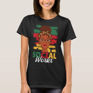 Camiseta Mes de la historia negra: el mes del trabajo socia