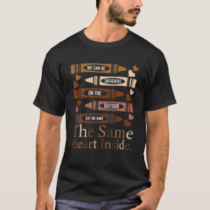 Camiseta Mes de la historia negra - El mismo corazón dentro