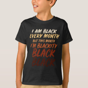 Camiseta Mes de la historia negra Empoderamiento de los hom