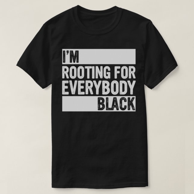 Camiseta Mes de la historia negra en el que estoy arraigand (Diseño del anverso)
